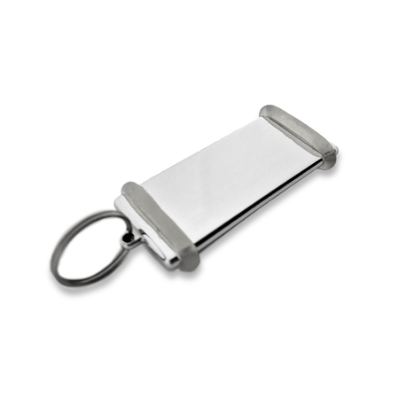 CombiCraft Blanco Breda hotel sleutelhanger van aluminium