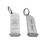 CombiCraft Révolution hotel sleutelhanger zilver met gravering