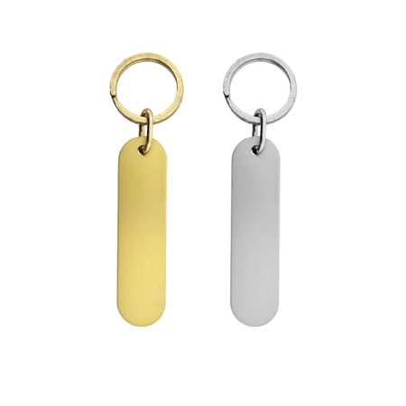 CombiCraft Blanco Victor Label aluminium hotel sleutelhanger 78 x 20 x 1,5 mm