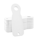 CombiCraft Blanco kunststof Caddy-Key winkelwagenmunten €1 formaat - per 50 stuks