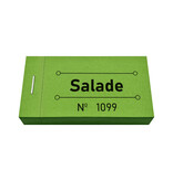 CombiCraft Consumptiebon salade in groen 50x30mm - per 50 bonnen