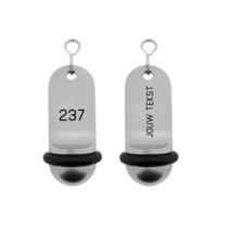 Midi Classic Zilver met gravering