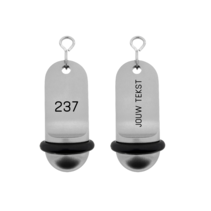 Midi Classic Zilver met gravering