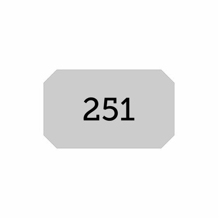 Nauta Nummerplaatje POL0072 - per stuk