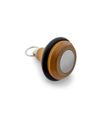 CombiCraft Houten hotel sleutelhanger Belly Wood kers blanco of met gravering - per 1 stuk