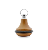CombiCraft Houten hotel sleutelhanger Belly Wood kers blanco of met gravering - per 1 stuk