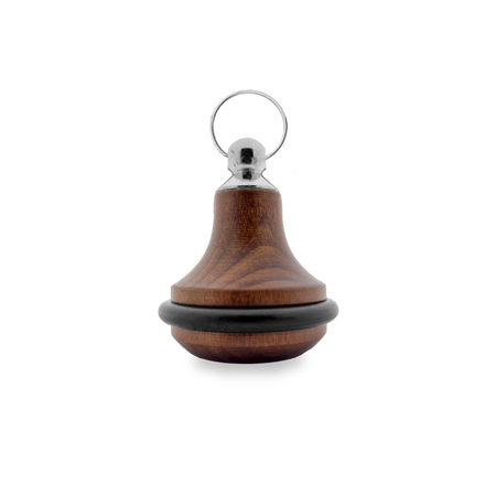 CombiCraft Houten hotel sleutelhanger Belly Wood donkerbruin blanco of met gravering - per 1 stuk