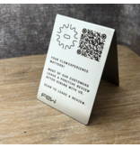 CombiCraft RVS tafelbordje van 100 x 100 mm met eigen ontwerp - per 1 stuk