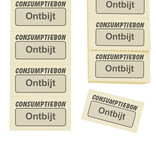 CombiCraft Consumptiebonnen ontbijt op strips - per 1000 bonnen