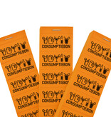 CombiCraft Consumptiebon met tekst consumptiebon en drank iconen op strips - per 1000 bonnen