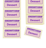 Consumptiebon dessert op strips - per 1000 bonnen