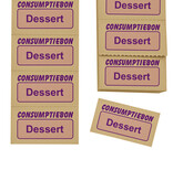 CombiCraft Consumptiebon dessert op strips - per 1000 bonnen
