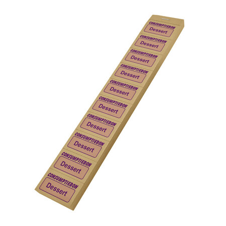 Consumptiebon dessert op strips - per 1000 bonnen