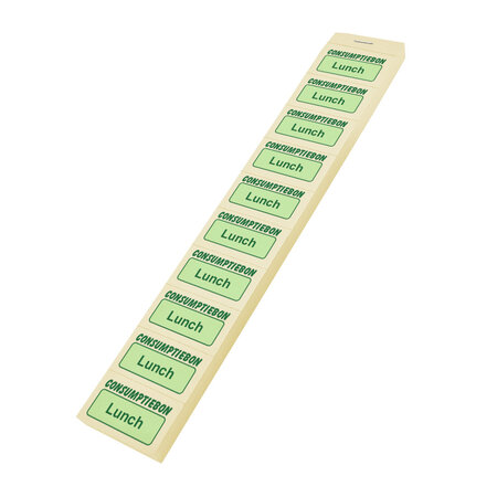 CombiCraft Consumptiebon lunch op strips - per 1000 bonnen