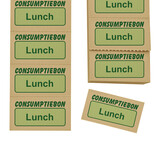 Consumptiebon lunch op strips - per 1000 bonnen