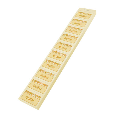 Consumptiebon buffet op strips - per 1000 bonnen