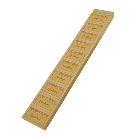 Consumptiebon buffet op strips - per 1000 bonnen