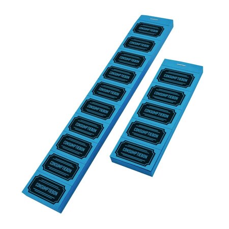CombiCraft Consumptiebon in klassieke stijl met tekst consumptiebon op strips - per 1000 bonnen