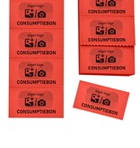 CombiCraft Consumptiebonnen maken met eigen logo op strips - per 1000 bonnen