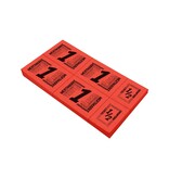 CombiCraft Consumptiekaart met hele en halve consumpties zwarte druk 5 consumpties - per 50 kaarten