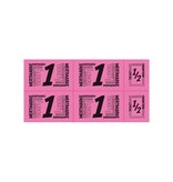 CombiCraft Consumptiekaart met hele en halve consumpties zwarte druk 5 consumpties - per 50 kaarten