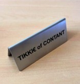 CombiCraft RVS tafelbordje van 120 x 50 mm met eigen ontwerp - per 1 stuk