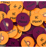 CombiCraft Biologisch afbreekbare munten Ø29mm met jouw eigen ontwerp - per 1000 stuks