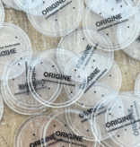 CombiCraft Transparante munten met jouw eigen bedrukking Ø25mm - per 100 stuks