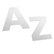 Aluminium losse letters 1,5mm dik