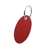 CombiCraft Aluminium sleutellabel 40x24mm met nummer ovaal - per stuk