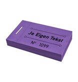 CombiCraft Consumptiebon in boekje met eigen tekst 50x30mm - 50 bonnen per boekje - per 3150 bonnen