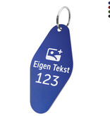 CombiCraft Aluminium sleutellabel 88,5x44mm met tekst, nummer en logo - per stuk