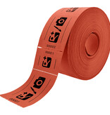 CombiCraft Entreebewijs op rol 114x60mm met rechte afscheurstrook - per 1000 bonnen