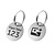 CombiCraft Aluminium sleutellabel met nummer + tekst en logo (tweezijdig) - per stuk