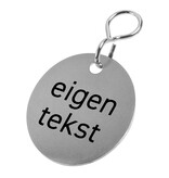 CombiCraft RVS sleutellabels met tekstgravering - per 1 stuk