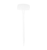 CombiCraft Kunststof plaatetiketten 500x150mm rond met knik wit - per 10 stuks