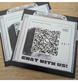 CombiCraft Rechthoek Aluminium Combipaneel bord 15x15cm met jouw eigen ontwerp