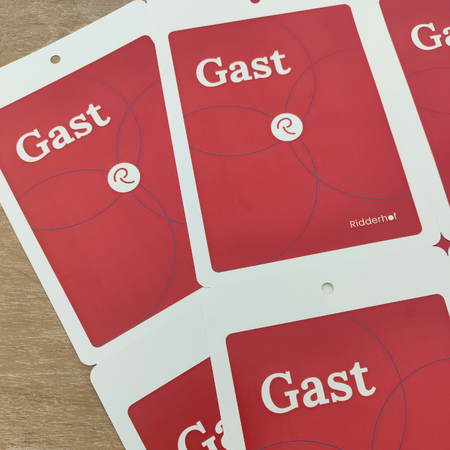 CombiCraft Blanco hangetiketten of plantetiketten 105x148,5mm van PET voor laserprinters wit - per 100 etiketten