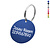 CombiCraft Aluminium sleutellabel met telefoonnummer
