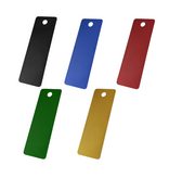 CombiCraft Aluminium nummerplaatje 25x70mm met nummer rechthoek - per stuk