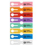 CombiCraft Sleufetiketten groot met jouw eigen ontwerp 273x59mm - per 100 etiketten