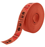 CombiCraft Entreebewijs op rol 57x30 mm met schuine afscheurstrook - per 1000 bonnen