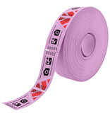 Entreebewijs op rol 57x30 mm met schuine afscheurstrook - per 1000 bonnen