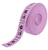 Entreebewijs op rol 57x30 mm - per 1000 bonnen