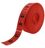 Consumptiebonnen op rol drukken met eigen ontwerp 80x30mm - per 2 rollen van 500 bonnen