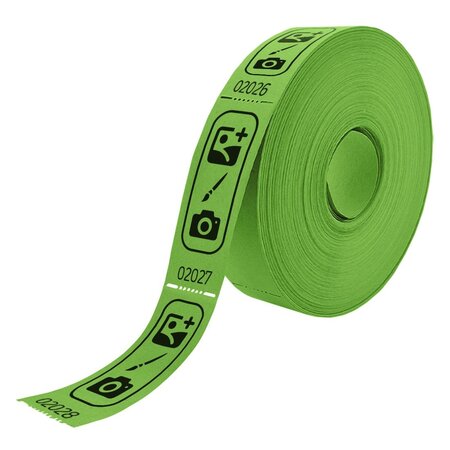 CombiCraft Consumptiebonnen op rol drukken met eigen ontwerp 80x30mm - per 2 rollen van 500 bonnen