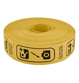 CombiCraft Consumptiebonnen op rol drukken met eigen ontwerp 80x30mm - per 2 rollen van 500 bonnen