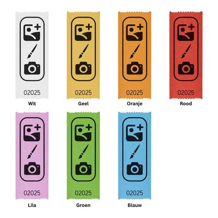 CombiCraft Consumptiebonnen op rol drukken met eigen ontwerp 85x30mm - per 2 rollen van 500 bonnen