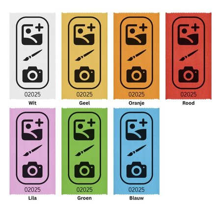 CombiCraft Consumptiebonnen drukken op rol met eigen ontwerp 114x60mm - per 2 rollen van 500 bonnen