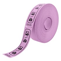 Consumptiebon op rol 114x30mm eigen ontwerp